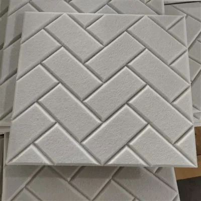 Schallabsorbierendes Wandpaneel aus Filz